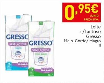 Recheio Leite sem lactose gresso promoção