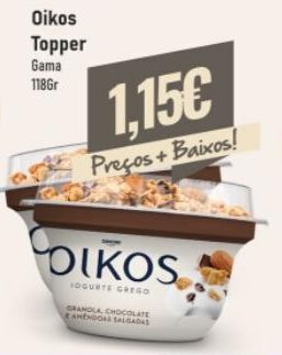 Belita Iogurte oikos promoção