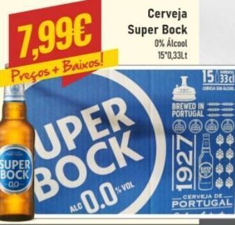 Belita Cerveja super bock promoção