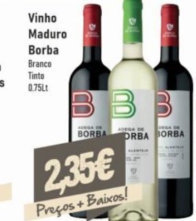Vinhos adega de borba