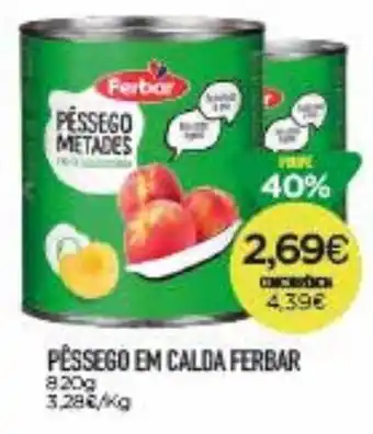 PÊSSEGO EM CALDA FERBAR 820g