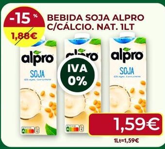 Bebida de soja alpro