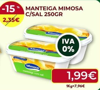 Ponto Fresco Manteiga mimosa promoção