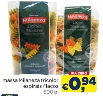 Bolama Macarrão milaneza promoção