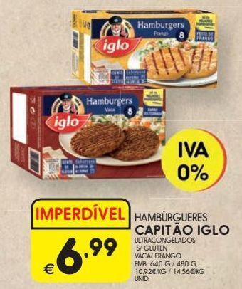 Meu Super Hambúrguer iglo promoção