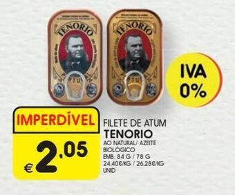 Meu Super Filé de atum tenorio promoção