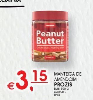 Meu Super Creme de amendoim prozis promoção
