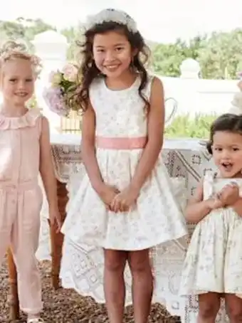 Vertbaudet Vestido estampado às flores, especial cerimónia, para... promoção