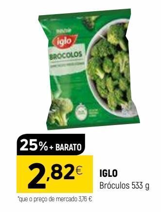 Coviran Brocolis congelado iglo promoção