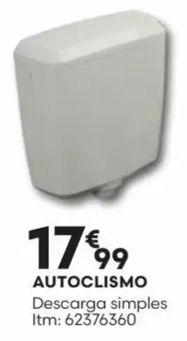 Bricomarché AUTOCLISMO Descarga simples Itm: 62376360 promoção