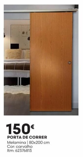 Bricomarché PORTA DE CORRER Melamina | 80x200 cm promoção