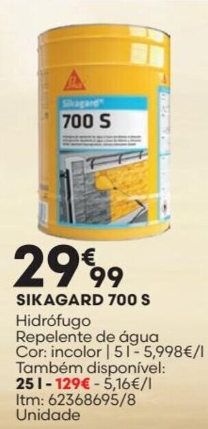 Bricomarché SIKAGARD 700 S promoção