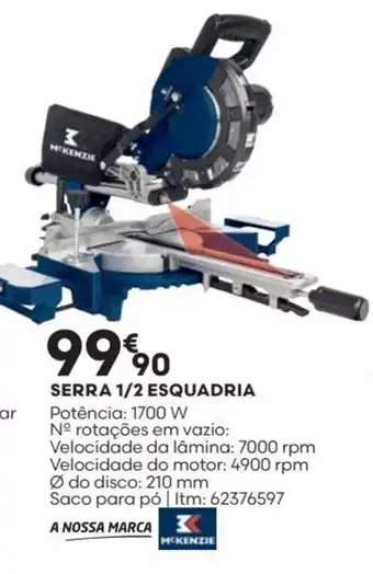 Bricomarché SERRA 1/2 ESQUADRIA promoção