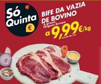 Pingo Doce BIFE DA VAZIA DE BOVINO promoção