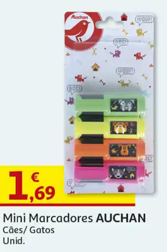 Auchan Mini Marcadores AUCHAN Cães/Gatos promoção