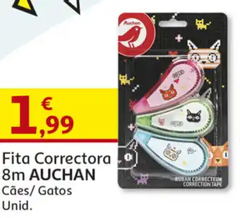 Fita Correctora 8m AUCHAN Cães/Gatos