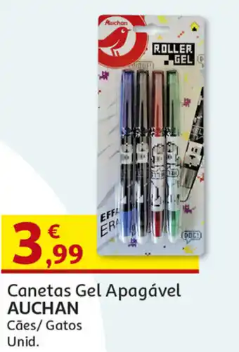 Canetas Gel Apagável AUCHAN Cães/Gatos