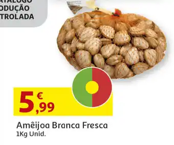 Auchan Amêijoa Branca Fresc 1Kg promoção