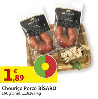 Auchan Chouriça Porco BÍSARO 160g promoção