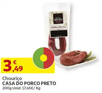 Auchan Chouriço CASA DO PORCO PRETO 200g promoção