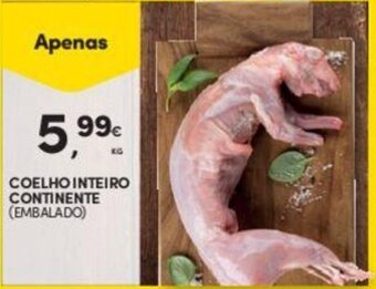 Continente COELHO INTEIRO CONTINENTE (EMBALADO) KG promoção