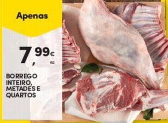 Continente BORREGO INTEIRO, METADES E QUARTOS promoção