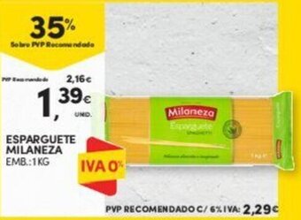 Continente ESPARGUETE MILANEZA EMB.:1KG promoção