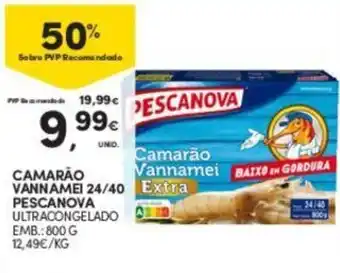 Continente CAMARÃO VANNAMEI 24/40 PESCANOVA EMB.: 800 G promoção