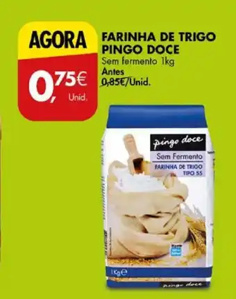 Pingo Doce FARINHA DE TRIGO PINGO DOCE Sem fermento 1kg Antes promoção