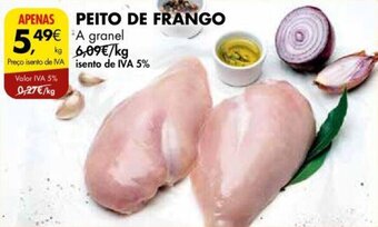 Pingo Doce PEITO DE FRANGO A granel promoção