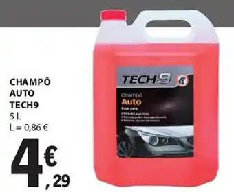 E.Leclerc CHAMPÔ AUTO TECH9 5 L promoção