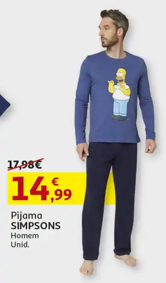 Auchan Pijama Simpsons promoção