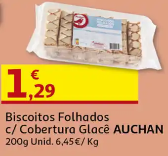 Biscoitos Folhados c/ Cobertura Glacê 200g