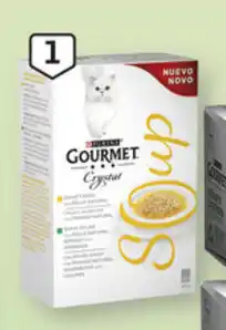Auchan Comida Húmida p/Gato GOURMET Soup 4x40g promoção