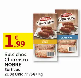 Auchan Salsichas Churrasco Nobre 200g promoção