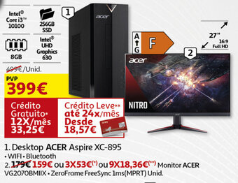 Auchan Desktop ACER Aspire XC-895 promoção
