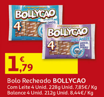 Auchan Bolo Recheado Bollycao promoção