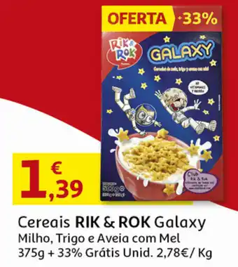 Auchan Cereais Rik & Rok Galaxy promoção