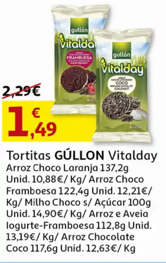 Auchan Tortitas Gúllon Vitalday promoção