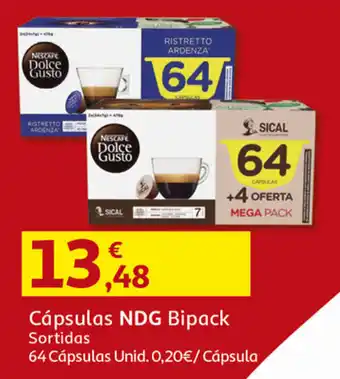 Auchan Cápsulas NDG Bipack promoção