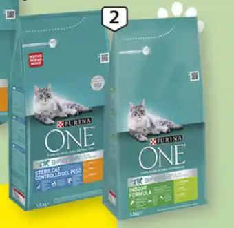 Auchan Ração p/Gato PURINA ONE 1,5kg promoção