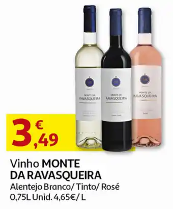 Auchan Vinho Monte da Ravasqueira 0,75L promoção