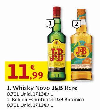 Whisky Novo J&B Rare 0,70L