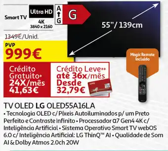 Auchan TV OLED LG OLED55A16LA promoção