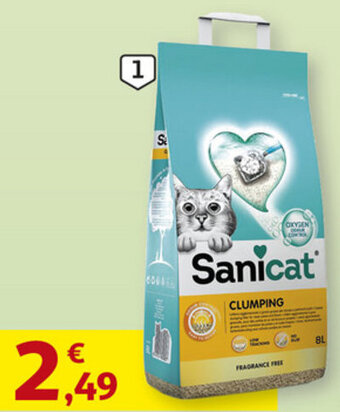 Auchan Areia p/Gato SANICAT 8L promoção