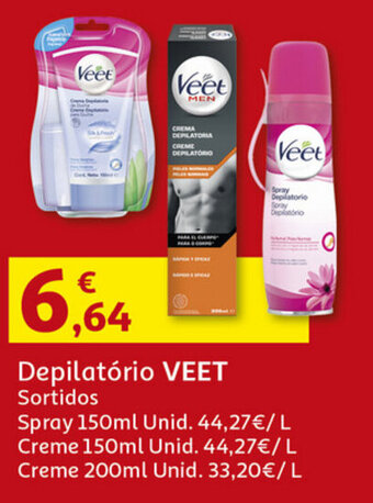 Auchan Depilatório Veet promoção