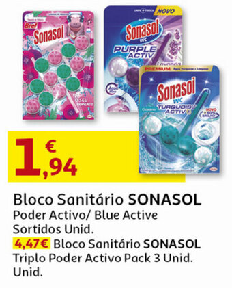 Auchan Bloco Sanitário Sonasol promoção