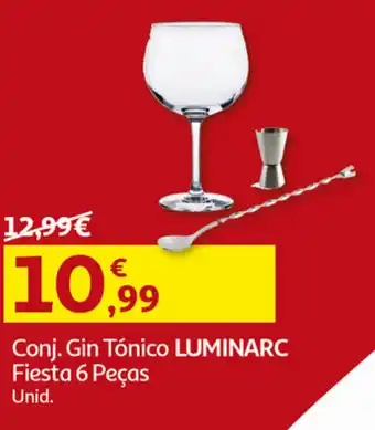 Auchan Conj. Gin Tónico Luminarc promoção