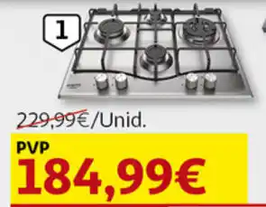 Auchan Placa a Gás HOTPOINT PCN 642 642 T/IX/HÁ promoção