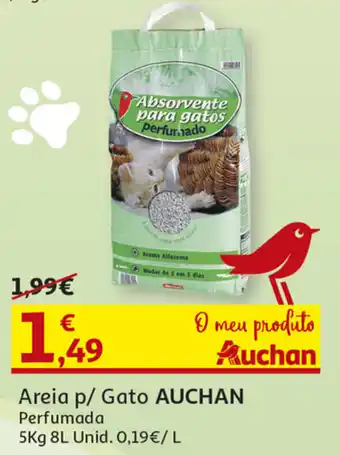 Auchan Areia p/ Gato Auchan promoção